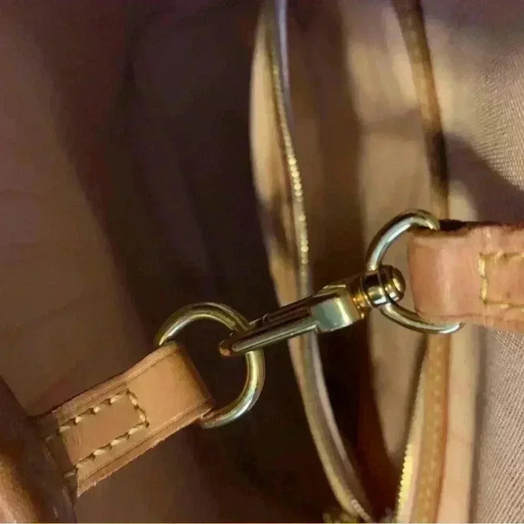 Louis Vuitton Damier Azur Rose Ballerine Neverfull MM Tote Bag - Picture 10 of 16